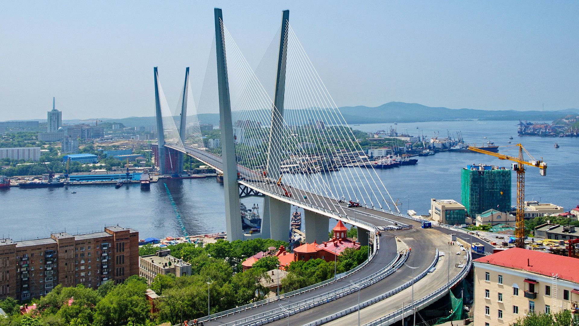 Погулять во владивостоке. Владивосток. Владивосток мост панорама. Приморский край Владивосток.